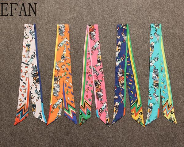 scarves bag scarf floral print beige pink women silk skinny ribbon female headband fashion head long & wraps, Blue;gray
scarves bag scarf floral print beige pink women silk skinny ribbon female headband fashion head long & wraps, Blue;gray