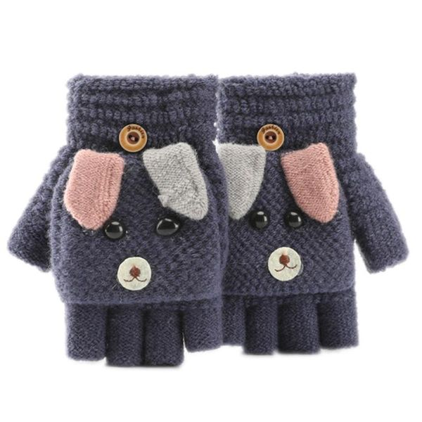 children's mittens children kids winter warm convertible flip gloves cartoon dog knitted plush lined flap cover fingerless, White
children's mittens children kids winter warm convertible flip gloves cartoon dog knitted plush lined flap cover fingerless, White