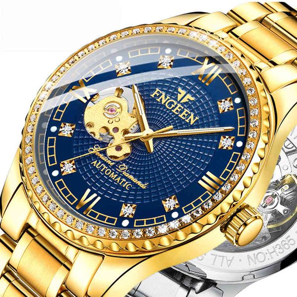 golden men mechanical clock automatic self-wind business sports s rustless steel, Slivery;brown
golden men mechanical clock automatic self-wind business sports s rustless steel, Slivery;brown