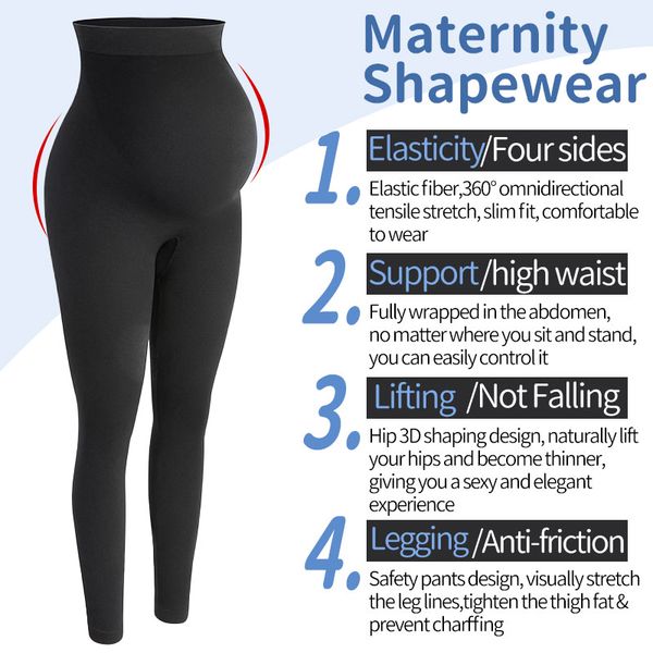 maternity shapewear high waisted pregnancy anti chafing body shaper seamless underwear slimming panties belly support leggings, Black
maternity shapewear high waisted pregnancy anti chafing body shaper seamless underwear slimming panties belly support leggings, Black