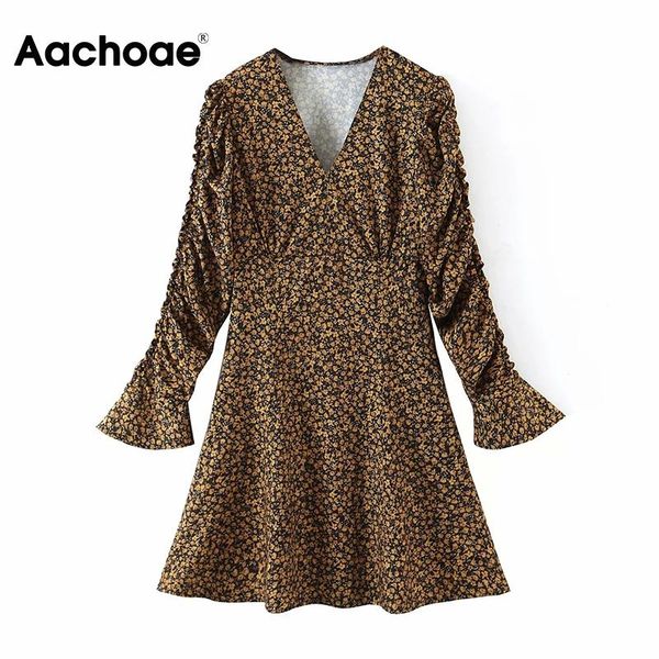 casual dresses aachoae elegant a line party dress women floral print chic mini v neck flare long sleeve retro 2021 robe femme, Black;gray
casual dresses aachoae elegant a line party dress women floral print chic mini v neck flare long sleeve retro 2021 robe femme, Black;gray
