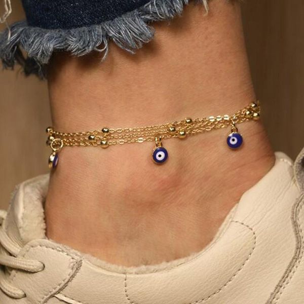 anklets europe and the united states blue eyes multi-layer female pendant anklet foot ring summer bohemian jewelry, Red;blue
anklets europe and the united states blue eyes multi-layer female pendant anklet foot ring summer bohemian jewelry, Red;blue