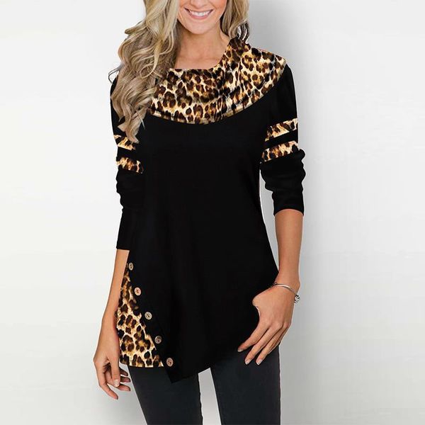 cotton leopard print womens blouses shirts casual plus size 2021 spring female tunic irregular button womens and blouses, White
cotton leopard print womens blouses shirts casual plus size 2021 spring female tunic irregular button womens and blouses, White