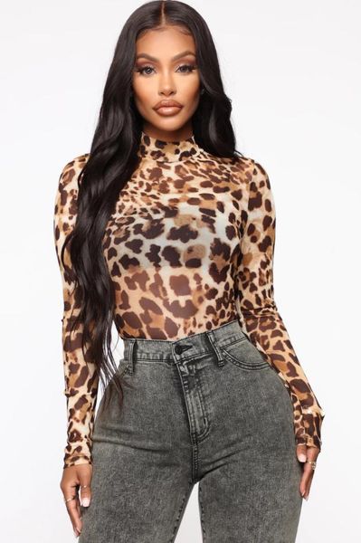 women's jumpsuits & rompers womens lady sheer mesh leopard print bodycon mock neck leotard bodysuit jumpsuit, Black;white
women's jumpsuits & rompers womens lady sheer mesh leopard print bodycon mock neck leotard bodysuit jumpsuit, Black;white