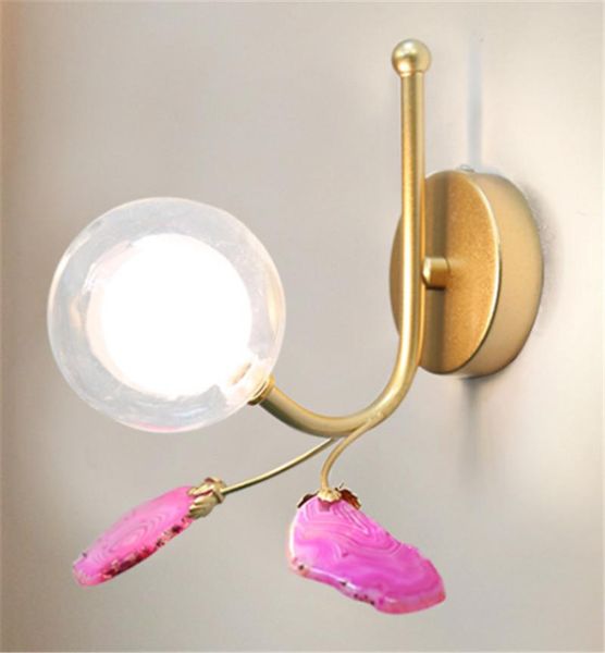 wall lamps modern led agate lamp multicolor glass ball light decor bedside home lighting bathroom sconce luminaire g906
wall lamps modern led agate lamp multicolor glass ball light decor bedside home lighting bathroom sconce luminaire g906