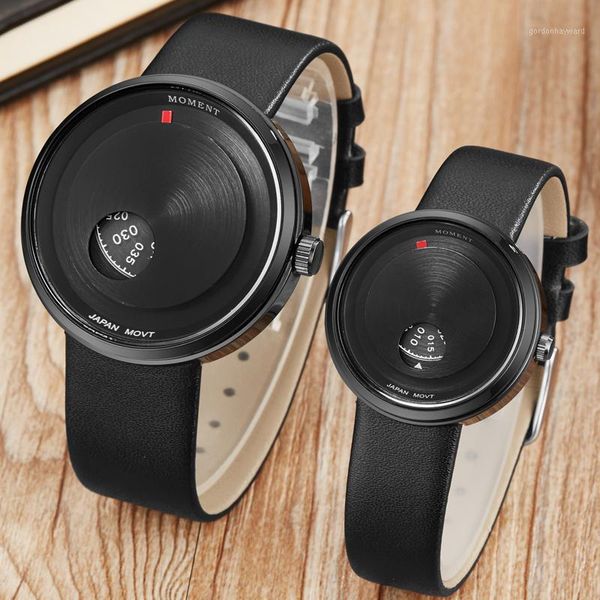 wristwatches minimalist quartz watch women men casual watches couple wrist lover clock unique turntable dial male sport leather strap, Slivery;brown
wristwatches minimalist quartz watch women men casual watches couple wrist lover clock unique turntable dial male sport leather strap, Slivery;brown