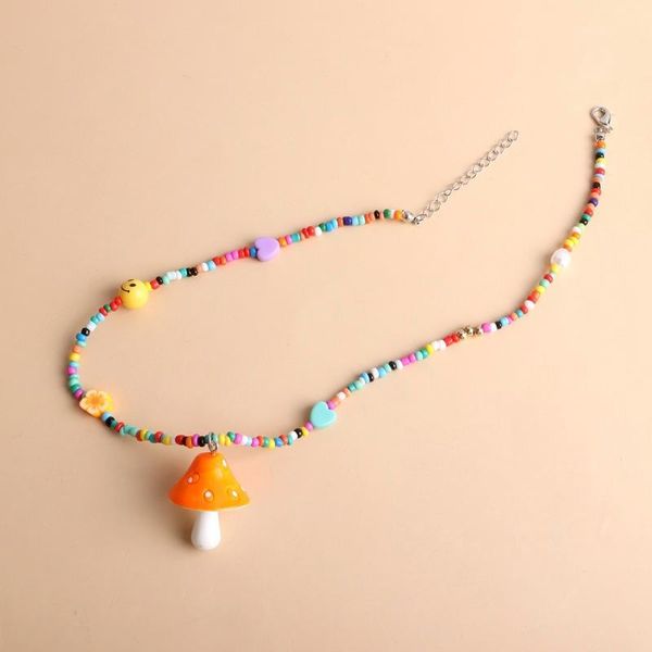 chains necklace woman colorful bead necklaces women acrylic mushroom pendant ladies jewellery lady jewelry trendy collier, Silver
chains necklace woman colorful bead necklaces women acrylic mushroom pendant ladies jewellery lady jewelry trendy collier, Silver