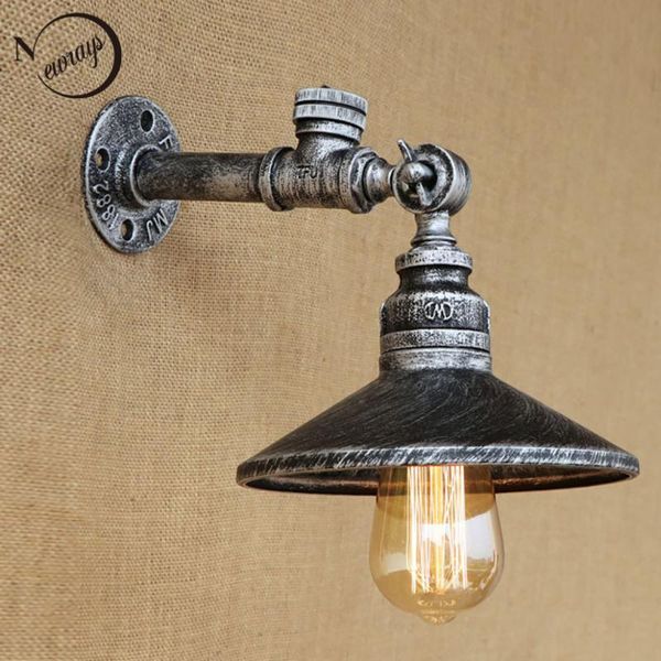 wall lamp 4 color industrial loft iron rust water pipe retro vintage e27 sconce lights with switch for bedroom restaurant bar
wall lamp 4 color industrial loft iron rust water pipe retro vintage e27 sconce lights with switch for bedroom restaurant bar