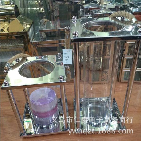 the new stainless steel glass candlestick candlestick craft ornaments european minimalist l clubs home furnishings
the new stainless steel glass candlestick candlestick craft ornaments european minimalist l clubs home furnishings