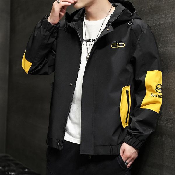 men's jackets men jacket large size loose hooded trendy tooling spring and autumn casual streetwear zip up hoodie, Black;brown
men's jackets men jacket large size loose hooded trendy tooling spring and autumn casual streetwear zip up hoodie, Black;brown