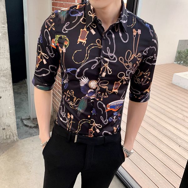 men's t-shirt short sleeve shirt casual fashion thin fit 2021 summer club prom party designer shirts streetwear 171p, White;black
men's t-shirt short sleeve shirt casual fashion thin fit 2021 summer club prom party designer shirts streetwear 171p, White;black