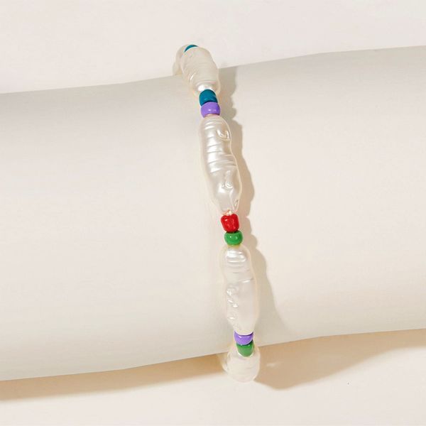 5329 style artificial pearl beaded anklet creative simple white anklet female, Red;blue
5329 style artificial pearl beaded anklet creative simple white anklet female, Red;blue
