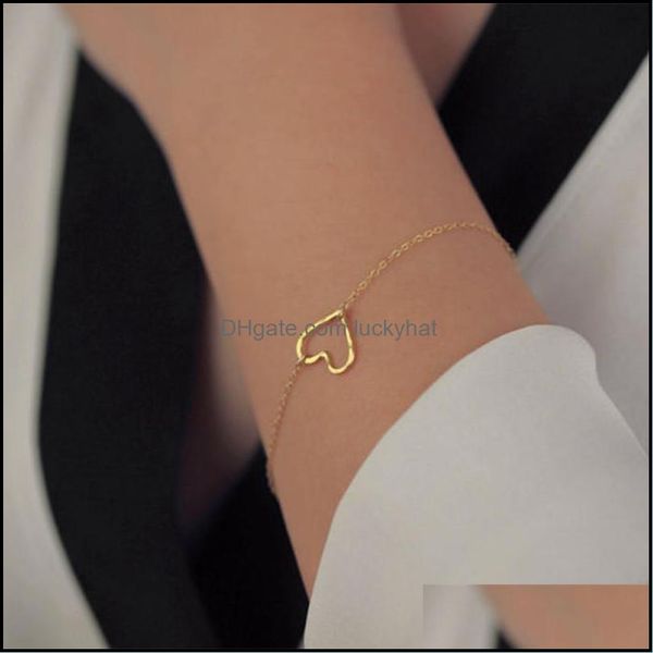 jewelryromantic hollow heart bracelet friend jewelry adjustable gold color chain bracelets for women mom daughter gifts link drop delivery, Black
jewelryromantic hollow heart bracelet friend jewelry adjustable gold color chain bracelets for women mom daughter gifts link drop delivery, Black