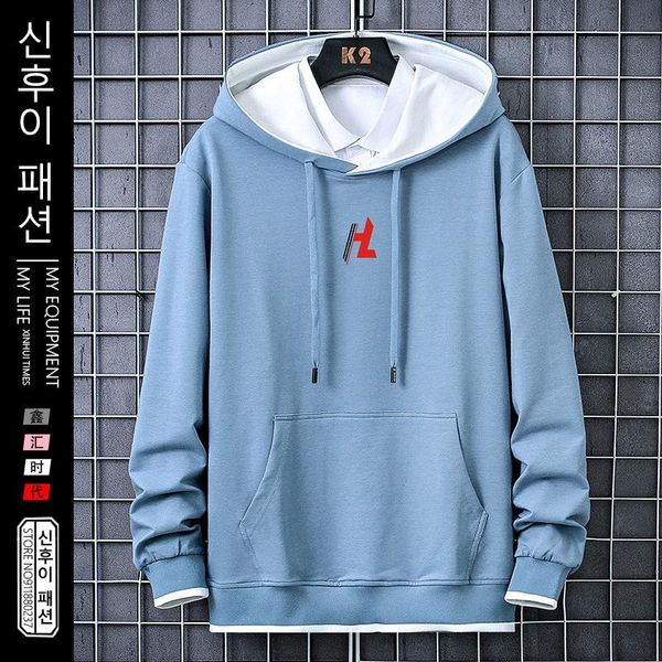 men's hoodies & sweatshirts hooded long sleeve sweatshirt fashion korean casual hoodie mens loose o neck simplicity pullover spring aut, Black
men's hoodies & sweatshirts hooded long sleeve sweatshirt fashion korean casual hoodie mens loose o neck simplicity pullover spring aut, Black
