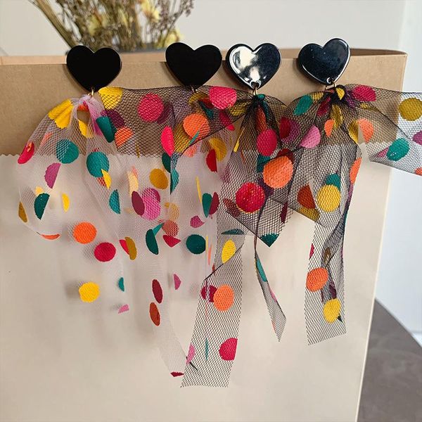 dangle & chandelier ziccowong creative design colorful dot bow lace long earring for women girl fashion summer style big drop gift, Silver
dangle & chandelier ziccowong creative design colorful dot bow lace long earring for women girl fashion summer style big drop gift, Silver
