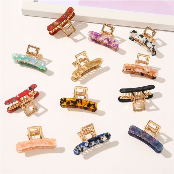 korean acrylic women hair claws crab clamps charm solid color leopard lady hairclips retro make up hairdress styling tool, Slivery;golden
korean acrylic women hair claws crab clamps charm solid color leopard lady hairclips retro make up hairdress styling tool, Slivery;golden