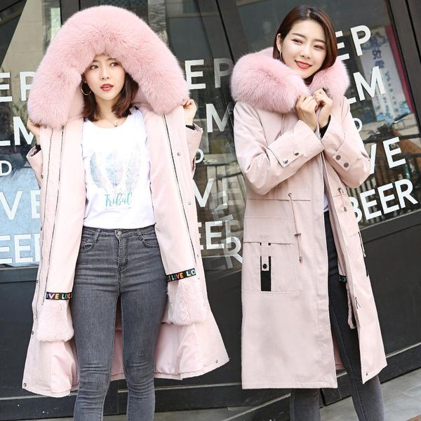 women's fur & faux real coat women clothes 2021 parka warm winter womens clothing manteau femme yy1076, Black
women's fur & faux real coat women clothes 2021 parka warm winter womens clothing manteau femme yy1076, Black