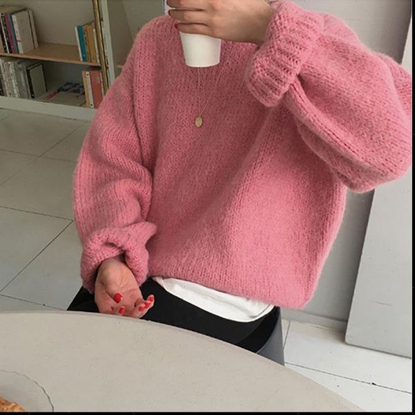 new blue winter sweater women pullover girls vintage pink autumn elegant female knitted outerwear warm sweater oversize, White;black
new blue winter sweater women pullover girls vintage pink autumn elegant female knitted outerwear warm sweater oversize, White;black