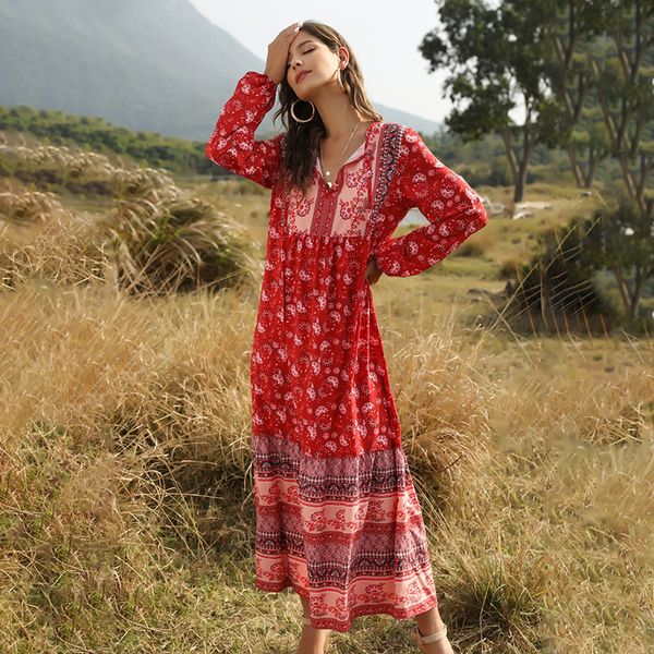 2021 new casual bohemian women maxi robe vestidos woman clothes summer vintage beach harajuku ladies long es vetement femme 95cd, Black;gray
2021 new casual bohemian women maxi robe vestidos woman clothes summer vintage beach harajuku ladies long es vetement femme 95cd, Black;gray