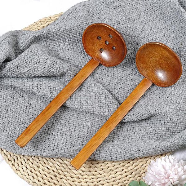 2pcs wooden long handle spoon colander soup utensil diy home kitchen dining table supplies
2pcs wooden long handle spoon colander soup utensil diy home kitchen dining table supplies
