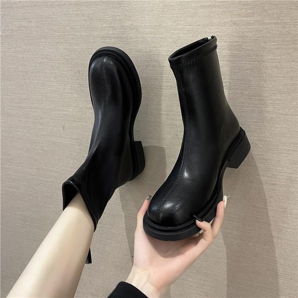boots 2021 chunky fashion platform women ankle female sole pouch botas mujer round toe slip-on, Black
boots 2021 chunky fashion platform women ankle female sole pouch botas mujer round toe slip-on, Black
