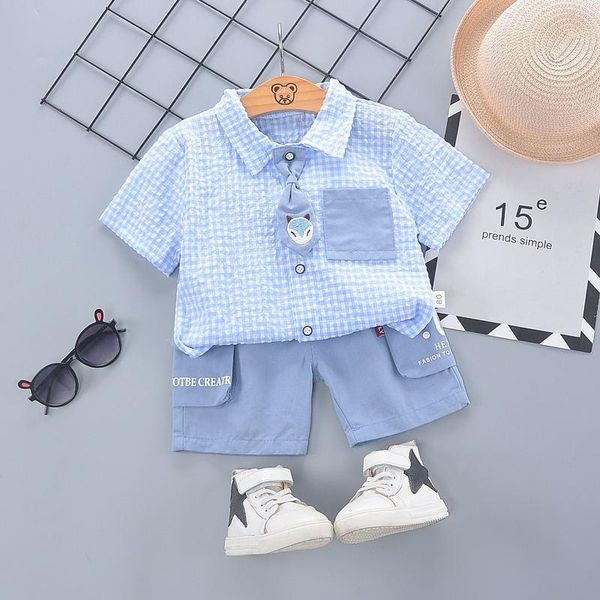 clothing sets 2021 children clothes spring cartoon baby boy short sleeve plaid with tie shirts pants 2pcs/sets kid fashion toddler tracksuit, White
clothing sets 2021 children clothes spring cartoon baby boy short sleeve plaid with tie shirts pants 2pcs/sets kid fashion toddler tracksuit, White