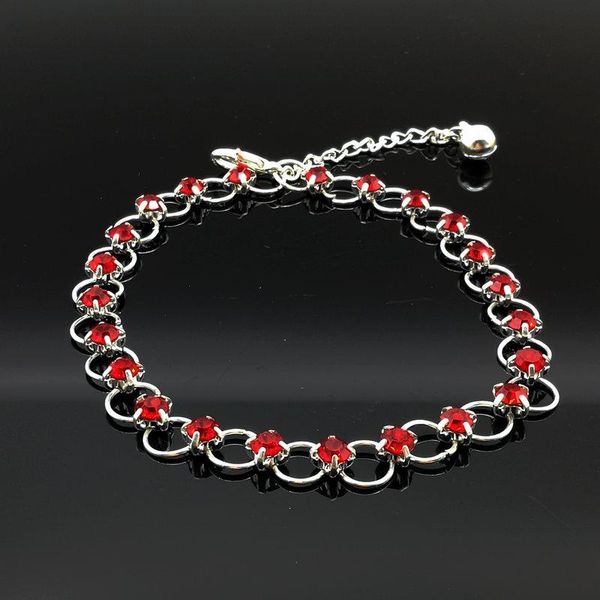 anklets 1pcs silver plated rhinestone multi colors round links metal anklet, ankle chain,fashion, Red;blue
anklets 1pcs silver plated rhinestone multi colors round links metal anklet, ankle chain,fashion, Red;blue