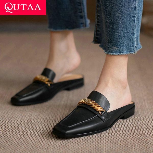 qutaa 2021 square low heel fashion women shoes square open-toed ladies pumps genuine leather slingback summer sandals size 34-39, Black
qutaa 2021 square low heel fashion women shoes square open-toed ladies pumps genuine leather slingback summer sandals size 34-39, Black