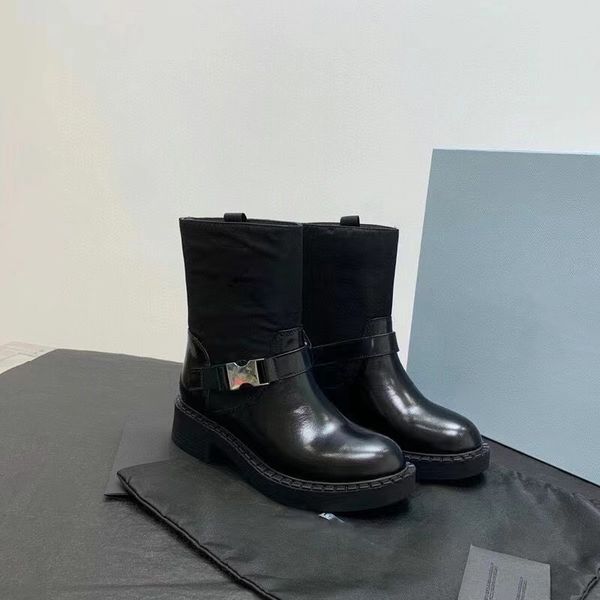 elegant luxury designers woman boots re-nylon brushed leather ankle fast delivery new fashion shoes size 35-41 with box, Black
elegant luxury designers woman boots re-nylon brushed leather ankle fast delivery new fashion shoes size 35-41 with box, Black