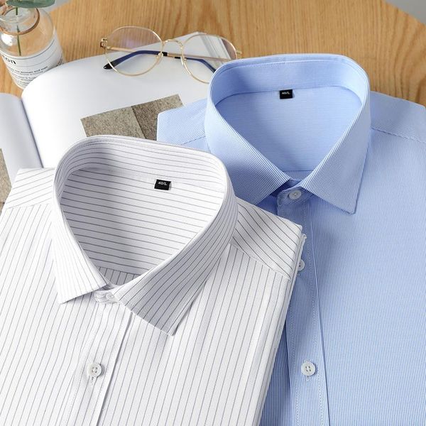 men's dress shirts shirt long sleeve bamboo fiber non-iron men business formal wash and wear designer clothing, White;black
men's dress shirts shirt long sleeve bamboo fiber non-iron men business formal wash and wear designer clothing, White;black