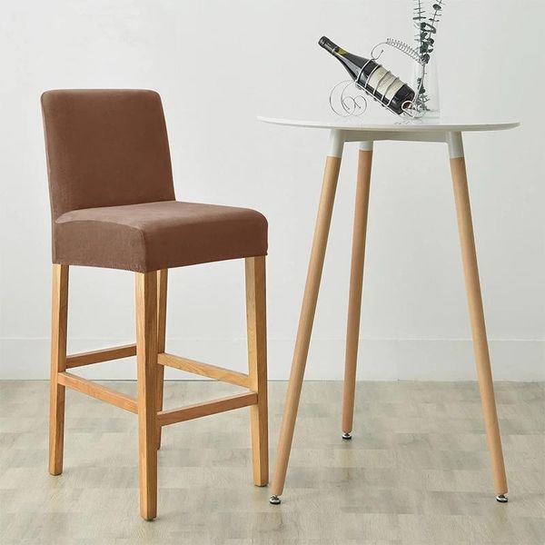 chair covers velvet solid color bar stool elastic short backrest spandex protector for home dining room 
chair covers velvet solid color bar stool elastic short backrest spandex protector for home dining room
