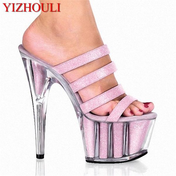 slippers 15cm high heel shoes cutout platform shoe rhinestone color block sandals transparent 6 inch crystal, Black
slippers 15cm high heel shoes cutout platform shoe rhinestone color block sandals transparent 6 inch crystal, Black