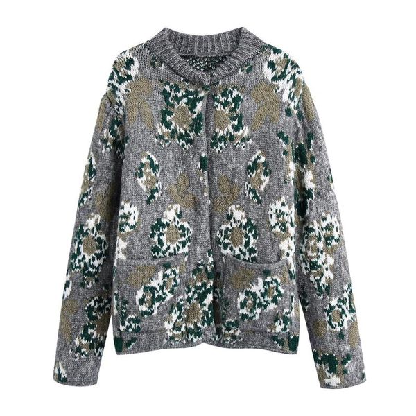 women's knits & tees korean vintage floral sweaters women autumn cardigans 2021 elegant long sleeve o-neck loose knitted jacket female, White
women's knits & tees korean vintage floral sweaters women autumn cardigans 2021 elegant long sleeve o-neck loose knitted jacket female, White