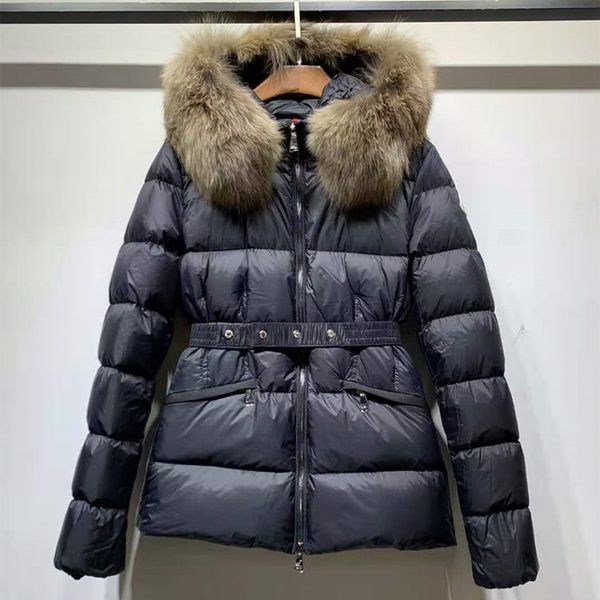 down coat 2021 fashion large wool collar jacket women's short waist closing thin mongolian white velvet, Black
down coat 2021 fashion large wool collar jacket women's short waist closing thin mongolian white velvet, Black