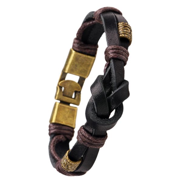 vintage casual leather bracelets charm black brown wrap bracelet bangles punk male rope chain wholesale men jewelry, Golden;silver
vintage casual leather bracelets charm black brown wrap bracelet bangles punk male rope chain wholesale men jewelry, Golden;silver