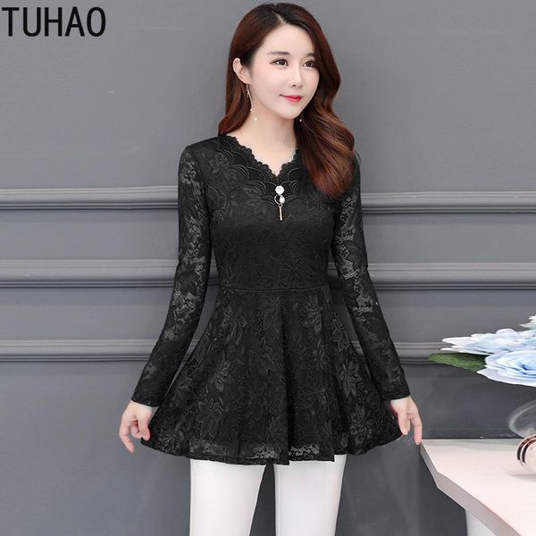 women's blouses & shirts tuhao 2021 spring women floral embroidery long sleeve black blue red blouse shirt button up ops feminina blusa, White
women's blouses & shirts tuhao 2021 spring women floral embroidery long sleeve black blue red blouse shirt button up ops feminina blusa, White