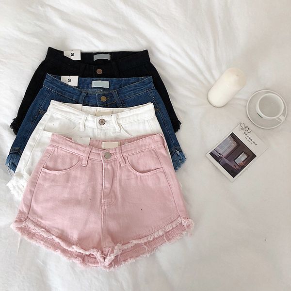 denim shorts female 2021 summer casual washed white hole ants flash denim ants female student shorts, Blue
denim shorts female 2021 summer casual washed white hole ants flash denim ants female student shorts, Blue