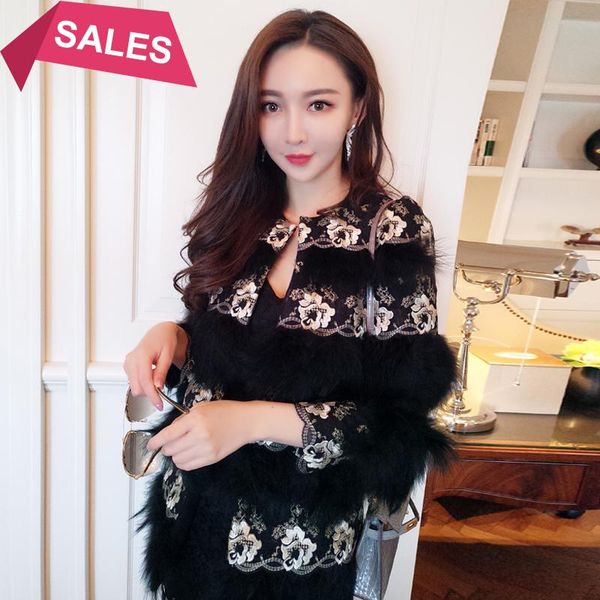 new elegant autumn and winter black embroidery celebrity temperament wool jacket short celebrity fur girl, White
new elegant autumn and winter black embroidery celebrity temperament wool jacket short celebrity fur girl, White
