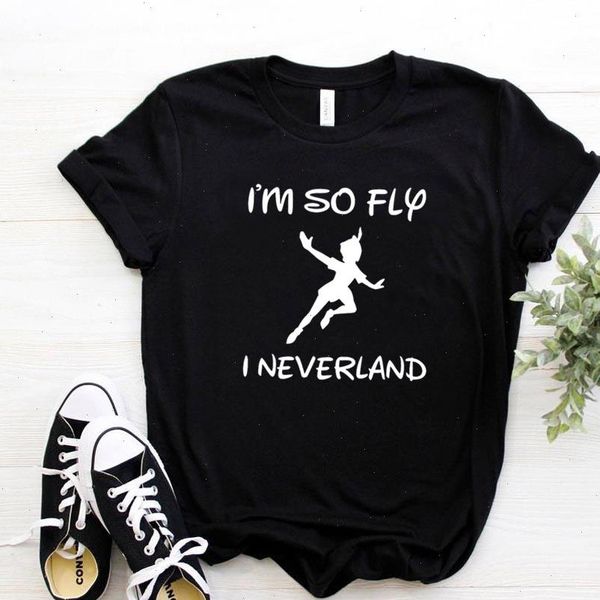 women t shirt im so fly neverland dancer print tshirt women short sleeve o neck loose t shirt ladies causal tee shirt, White
women t shirt im so fly neverland dancer print tshirt women short sleeve o neck loose t shirt ladies causal tee shirt, White