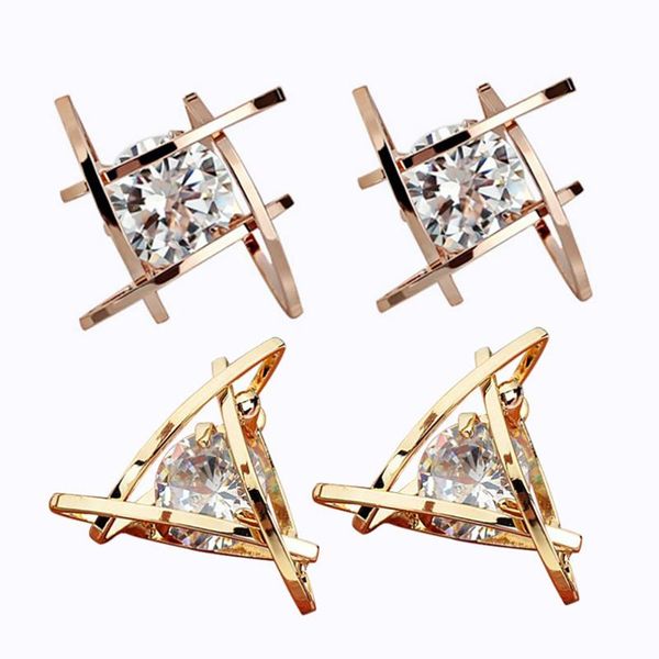 stud 1pair women's earrings europe and the jewelry geometric hollow square zircon fashion banquet, Golden;silver
stud 1pair women's earrings europe and the jewelry geometric hollow square zircon fashion banquet, Golden;silver