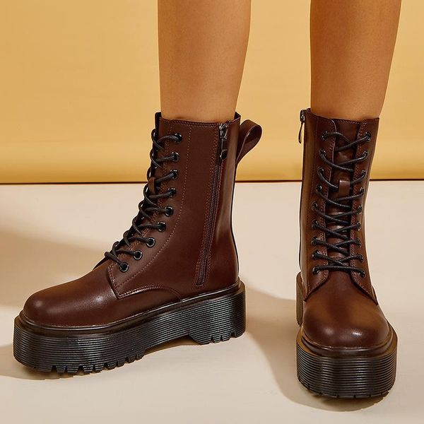 boots big size 2021 fashion round toe ladies shoes modern women short ankle female punk platform for, Black
boots big size 2021 fashion round toe ladies shoes modern women short ankle female punk platform for, Black