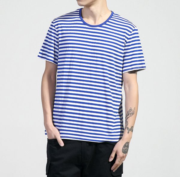 mens t-shirt classic navy striped s-6xl 5xl 2021 summer cotton women tee shirts short sleeve shirt couple lovers #8816 jiy7, White;black
mens t-shirt classic navy striped s-6xl 5xl 2021 summer cotton women tee shirts short sleeve shirt couple lovers #8816 jiy7, White;black