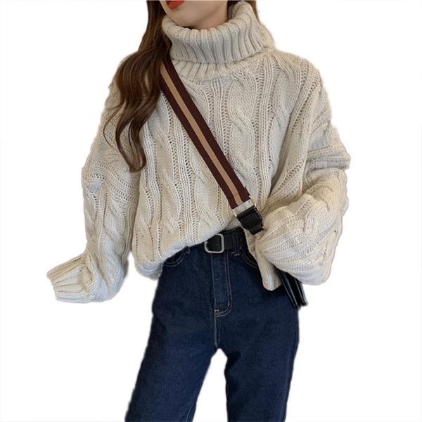 women's sweaters turtleneck long sleeve solid color ribbed autumn winter female fashion jumper basic soft knitted, White;black
women's sweaters turtleneck long sleeve solid color ribbed autumn winter female fashion jumper basic soft knitted, White;black
