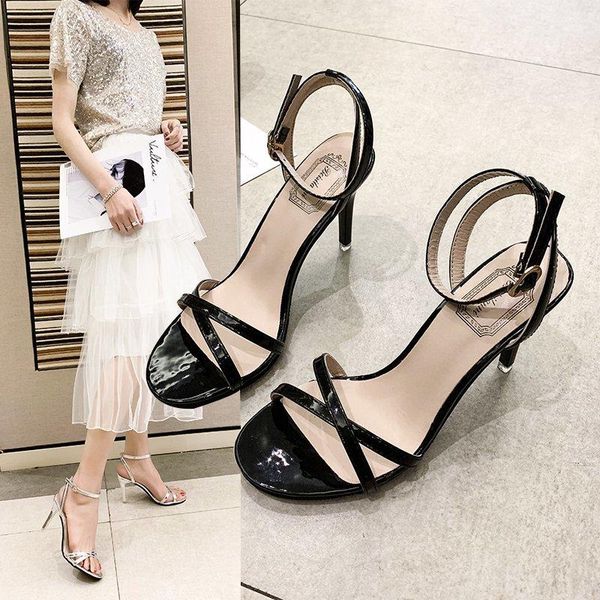 sandals 2021 summer ladies shoes casual comfortable fashion thin heel ankle strap outdoor open toe high heels 7.5cm, Black
sandals 2021 summer ladies shoes casual comfortable fashion thin heel ankle strap outdoor open toe high heels 7.5cm, Black