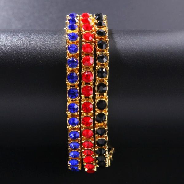 link, chain 20cm hiphop rock bracelet men iced out 1 row colorful rhinestones tennis bling male jewelry, Black
link, chain 20cm hiphop rock bracelet men iced out 1 row colorful rhinestones tennis bling male jewelry, Black