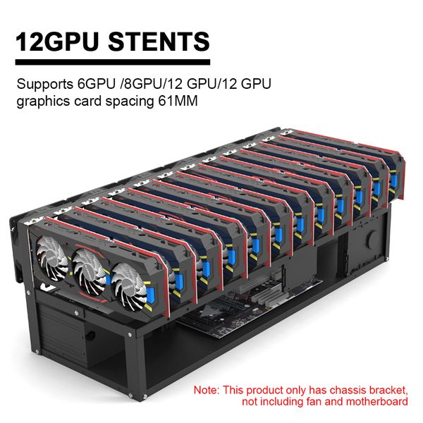 12 gpu 6/8 gpu transfer mining rack open-pit mining machine case frame miner coin ring support bracket holder support for 6/8gpu
12 gpu 6/8 gpu transfer mining rack open-pit mining machine case frame miner coin ring support bracket holder support for 6/8gpu