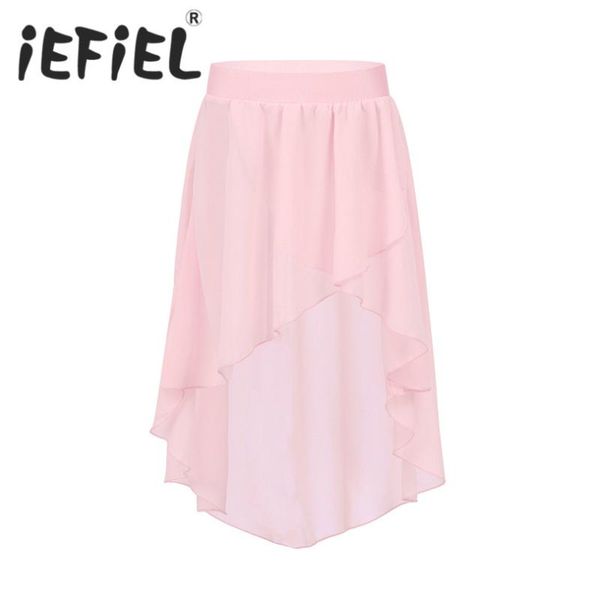 skirts kids girls high-low elastic waistband chiffon dance skirt for ballet jazz studio practice stage performance class
skirts kids girls high-low elastic waistband chiffon dance skirt for ballet jazz studio practice stage performance class