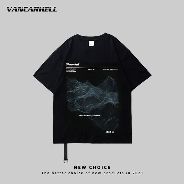 tee polo sleeve t-shirt men's fashion 2021 summer loose dark hiphop student trend couple's dress women, White;black
tee polo sleeve t-shirt men's fashion 2021 summer loose dark hiphop student trend couple's dress women, White;black