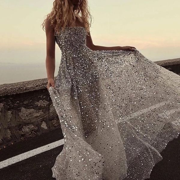 bandeau banquet formal long evening dress backless bronzing cottagecore aesthetic rhinestone wedding guest dresses, Black;gray
bandeau banquet formal long evening dress backless bronzing cottagecore aesthetic rhinestone wedding guest dresses, Black;gray