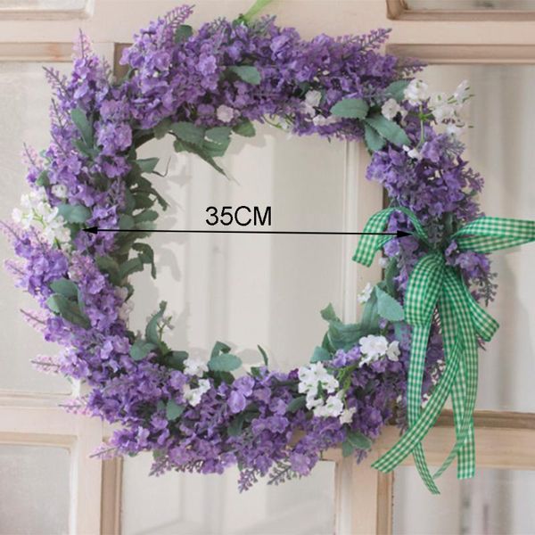 decorative flowers & wreaths artificial lavender flower wreath for front door floral welcome wall wedding window decor apr6
decorative flowers & wreaths artificial lavender flower wreath for front door floral welcome wall wedding window decor apr6